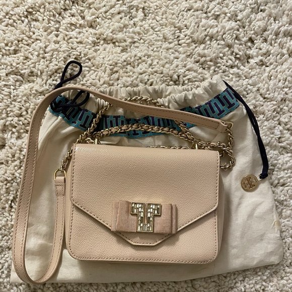 Tory Burch Logo T Crossbag - Picture 1 of 6